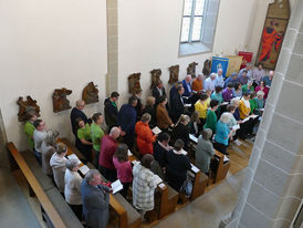 Feierlicher Gründungsgottesdienst der Pfarrei St. Heimerad (Foto: Karl-Franz Thiede)